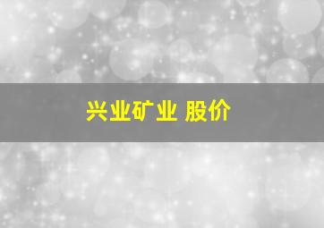 兴业矿业 股价